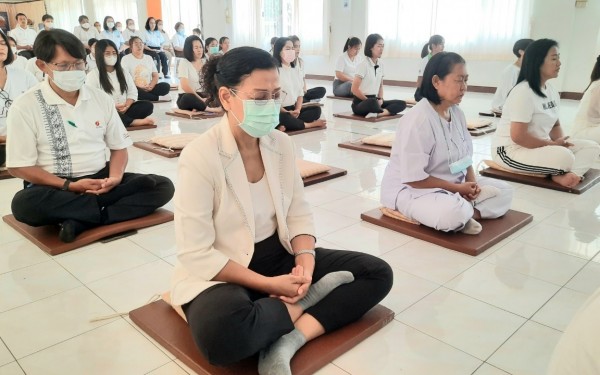 อบรมหลักสูตรชินนสาสมาธิ 1 ณ สถาบันพลังจิตตานุภาพสาขา 118 วัดนาควัชรโสภณ อำเภอเมือง จังหวัดกำแพงเพชร